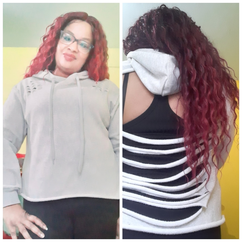 New ripped back spring Hoodie 1x